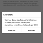 Instagram 2 Faktor Authentifizierung