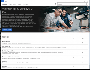 Surface Laptop Upgrade Windows 10 S zu Windows 10 Pro
